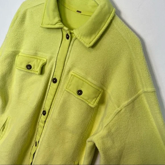 Free people ruby yellow oversized jacket S - Picture 5 of 8